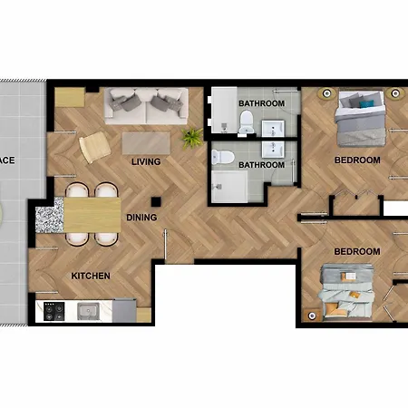 New Sub-penthouse Gem - Walk To Metro & Waterfront Διαμέρισμα *